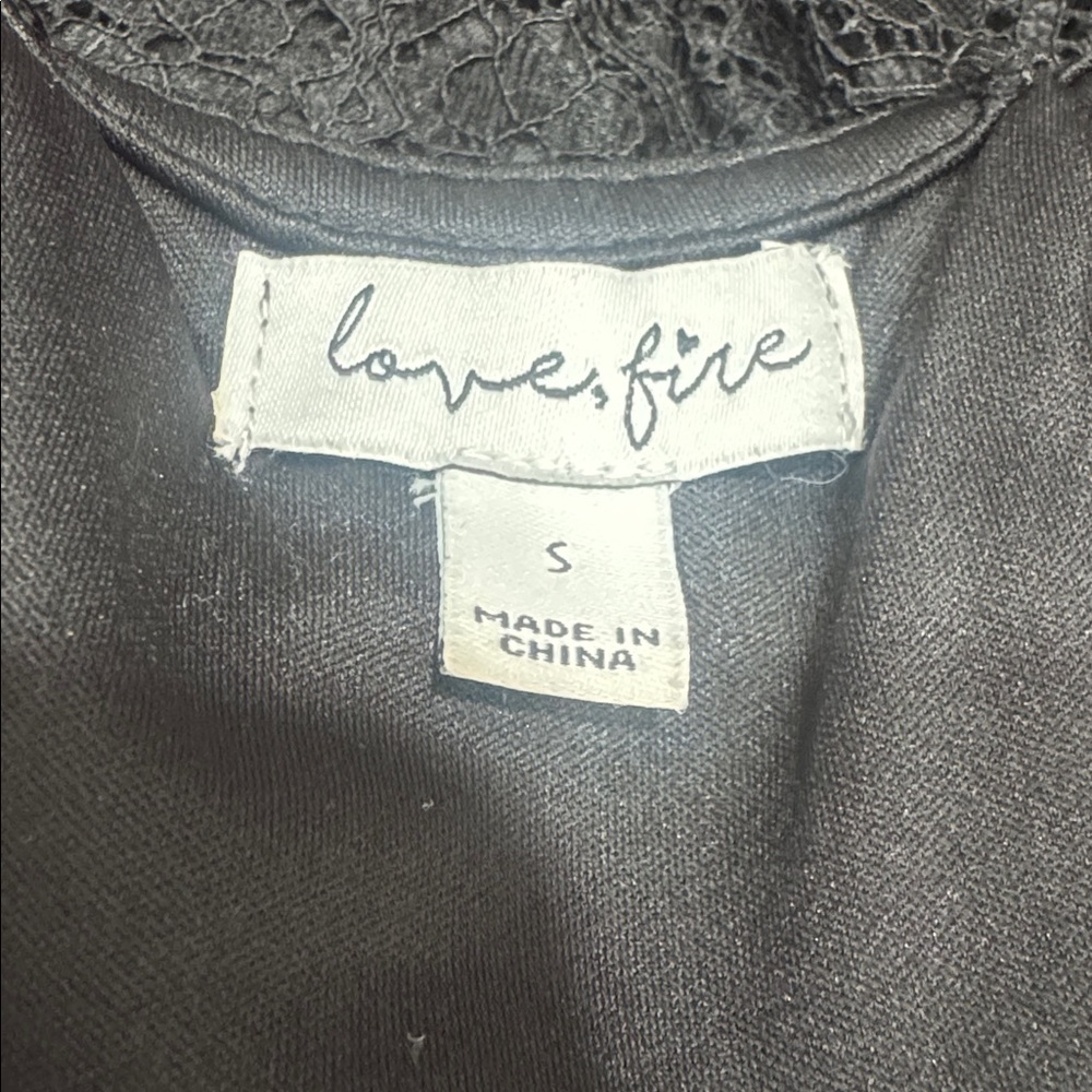 love, Fire Black Women’s Elegant Textured Dress - Picture 2 of 5